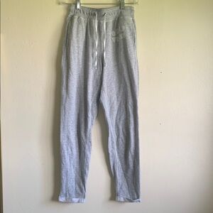 Adorable Gray Joggers with Elastic Waistband and Relaxed Fit